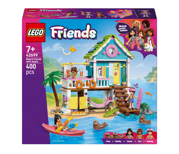 LEGO FRIENDS 42699 Domek na plaży z fokami - 1473474 - zdjęcie